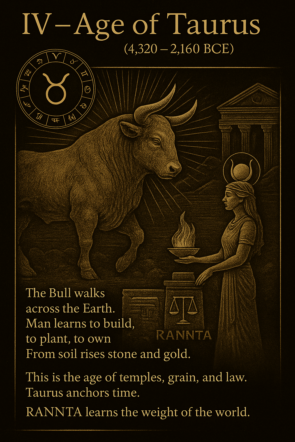 IV – Age of Taurus